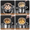 GOLDEN KEY Deep Fryer Pot with Basket and Lid,4.0L/4.2QT 304