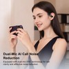 Psadhi Open Ear Clip Wireless Earbuds Bone Conduction Headphones, Bluetooth