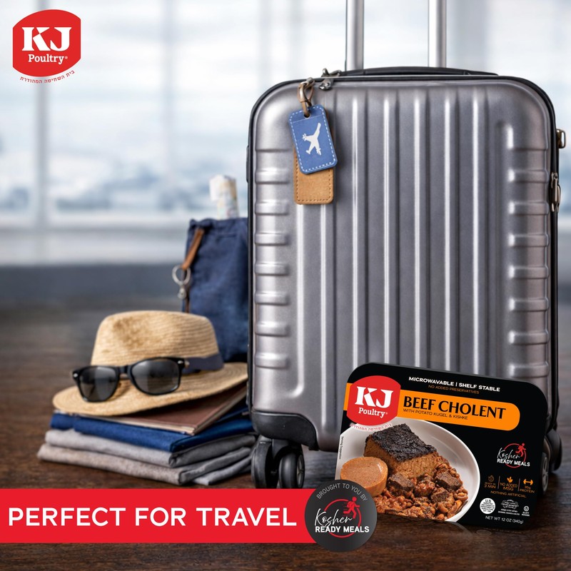 KJ Poultry Kosher Ready Meals - Beef Chulent & Kugel,