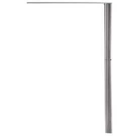 Camper Comfort RV Pleated Folding Door | RV Closet Door (36" W x 75" H, Gray)