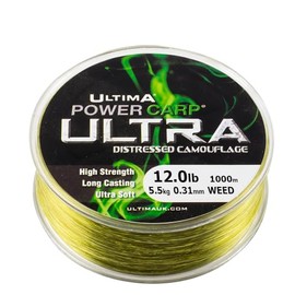 Ultima Power Ultra Carp Fishing Line, Weed, 12