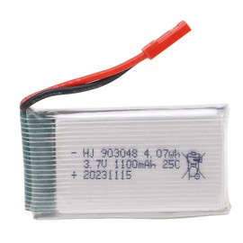 3.7V 1100mAh Lipo Battery Fits for X5SW for H5P RC Quadcopter RC Drone Spare Parts JST Red Plug