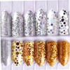 Baluue Quality Pet DIY Manicure Shining Pieces 12 Grids Mixed
