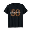 50th Birthday, chapter 50, leopard print T-Shirt