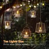 PChero 6 Pack Solar Tea Lights Outdoor Waterproof, Small Solar
