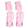 Ipetboom 2pcs Refillable Lip Gloss Tubes Thick Twist Shape Lipstick