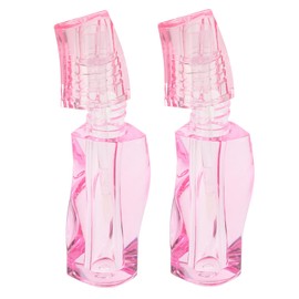 Ipetboom 2pcs Refillable Lip Gloss Tubes Thick Twist Shape Lipstick Containers for Diy Lip Balm and Lipstick Semi Design for Makeup Enthusiasts