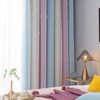 1pc Curtain Simple Gradient Hollow-out Star Pattern Double Layer Blackout