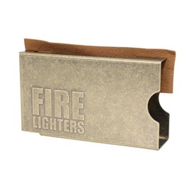 FIRELIGHTERS SLEEVE CASE, Brass Barrel