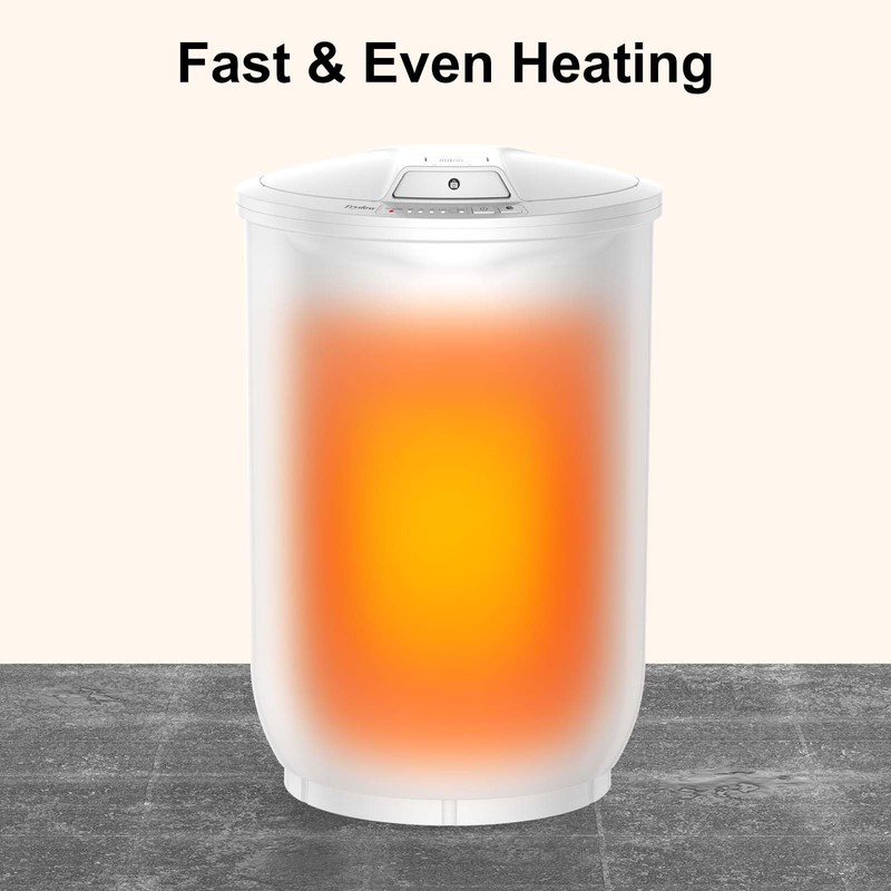 Trydow Ultra Large Capacity Towel Warmer Bucket, Rapid Heating with