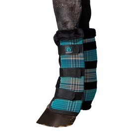 Kensington Protective Fly Boots (Pair) Size:XL-Lrg.Horse Color: 2021 - Atlantis