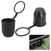 Cfcyhla Towing Hitch Protective Cap with Locking Ring, Pack of