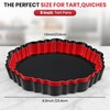 Maywe Tanso Upgraded 9 Inch Tart Pan with Removable Bottom,