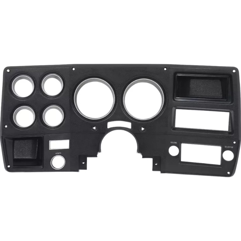 OER 75-77 Chevy/GMC C10 Truck Black & Silver Dash Bezel