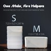 LivLab Mker Food Storage Container Sets BPA-Free Plastic Stackable Shelf