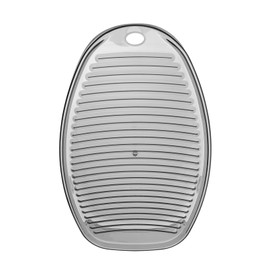 PACKOVE 1pc Non-Skid Plastic Laundry Washboard for Hand Washing Clothes Scrubbing Board for Socks and Underwear Laundry Supply Convenient Drain