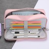 Vocuer Large Capacity Special Aesthetic Pencil Case Organizer with 3