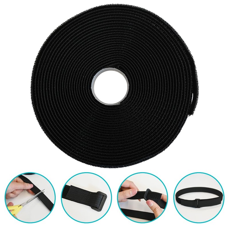 Ram® 5M Heavy Duty Adjustable Cable Straps with Buckles Wire