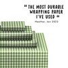 CENTRAL 23 Gingham Wrapping Paper - 6 Sheets Of Gift