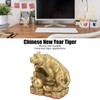 Brass Tiger Statue Sturdy Durable Brass Attract Wealth Fortune Easy