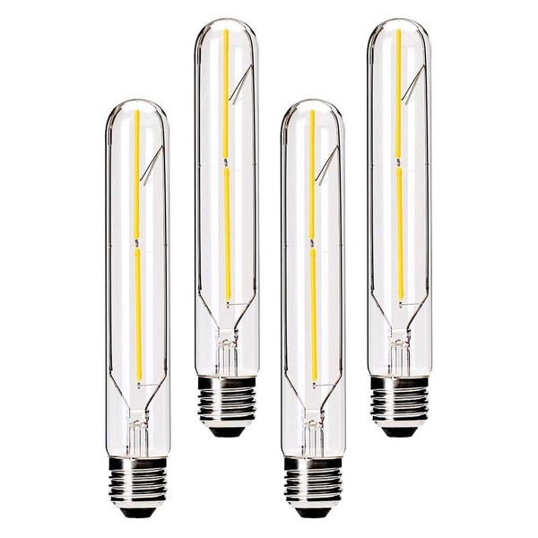 Dimmable T10 LED Bulbs 3000K Warm White LED Tubular Edison