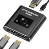 DisplayPort Switch 2 in 1 Out, 8K@30Hz DisplayPort Splitter 1