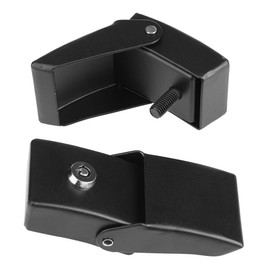 Terisass Anti-Theft Metal Locking Hood Lock Catch Latches Kit with Keys for Jeep JK 2007 2008 2009 2010 2011 2012 2013 2014 2015 2016 2017