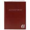 BookFactory 6 Column Ledger Book/Account/Accounting Ledger/Notebook (Six Columns Columnar Format)