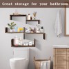 cbesvfo Wood Floating Shelves for Wall Shelf for Bedroom, Hanging