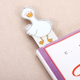 Cute Goose Bookmark Gifts for Girls Boys Kids, Stocking Stuffers for Teen Girls Boys, Christmas Bookmarks Gift Reading Accessories, Funny Gag Gifts for Book Lovers Readers, Booktok Gift, Bookish Items