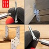 TX20-250 Angle Fitting Screws 5 x 60 mm Full Thread