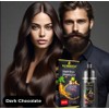 Nutrimivida Dark Chocolate Hair Dye Shampoo Instant 5 In 1