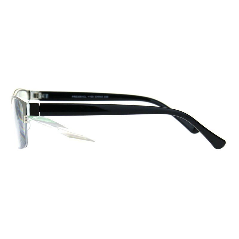 Multi Focus Progressive Reading Glasses 3 Powers in 1 Rectangle