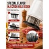 Meat Tenderizer & Marinade Injector Kit, Stainless Steel Food Flavor