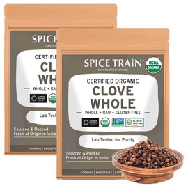 SPICE TRAIN Organic Hand-Picked Premium Whole Fresh Cloves 283g x 2 / SPICE TRAIN 유기농 핸드픽 프리미엄 통 생 정향 283g 2개