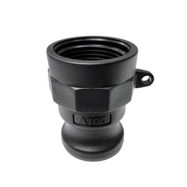 POWER PRODUCTS Polypropylene Type A Cam and Groove Couplings / 1-Inch Quick Connect & Disconnect Fittings/Hose Camlock Fittings-1" Male Camlock Adapter x 1" Female NPT Thread (1")
