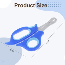 Qiuruoo Bearded Dragon Nail Clippers,Stainless Steel Bearded Dragon Accessories,Professional Grooming pet Tools Including Nail File and Scissors for Small Reptiles,Chameleon,Cats,Dogs,Iguana