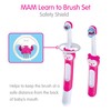 MAM Baby's Brush Set (2 Training Toothbrushes, 1 Safety Shield),