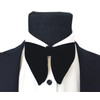 Justar Mens Pre-Tied Oversized Bow Tie Tuxedo Velvet Bowtie Cufflinks