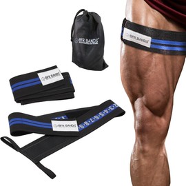 Double Wrap 2.0 Occlusion Training Bands ® for Legs & Calves, 3 Inch Wide Knee Wrap Style Bands, Blood Flow Restriction Bands Give Lean & Fast Muscle Growth Without Lifting Heavy Weights