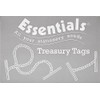 Essentials 27101 51mm Treasury Tags (Approx 100),Green