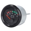 Voltage Gauge 52mm Aluminum Alloy LED Voltmeter Gauge for Diesel