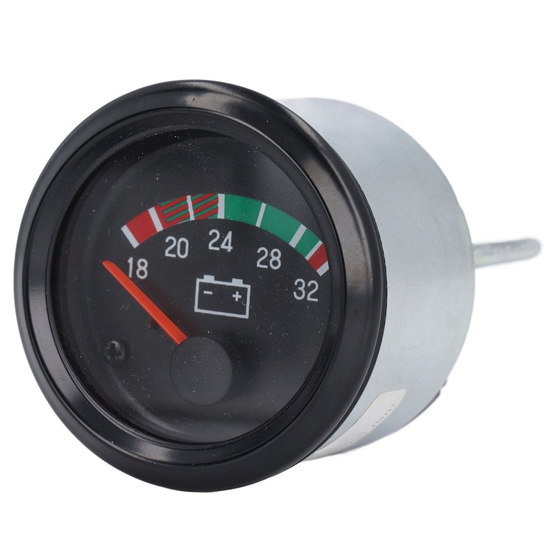 Voltage Gauge 52mm Aluminum Alloy LED Voltmeter Gauge for Diesel