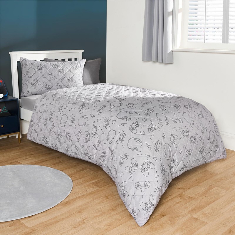 OHS Single Quilt Covers Gaming Pinsonic, Ultra Soft Warm Fabric,
