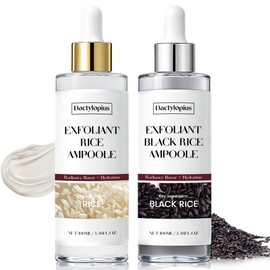 Peel Shot Glow Rice Ampoule Duo | Black Exfoliant | Exfoliating Serum with Rice Enzymes & Minimize Pores, Refine Skin Texture & Target Blackheads. For All Skin Types, 3.38 Fl Oz (Pack of 2)