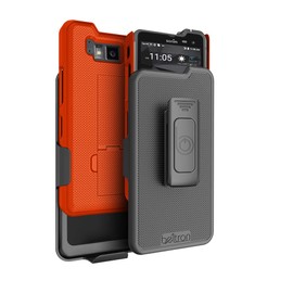 BELTRON Case with Belt Clip Holster for Sonim XP8 (AT&T FirstNet Sprint XP8800), Secure Fit & Built-in Kickstand (Durable, Reliable & Lightweight) Safety Orange