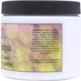 Eclectic Lady Nag Champa Satin and Silk Cream, Body Cream, Body Lotion, 16 oz - Shea Butter, Aloe, Silk Amino Acids, Vitamin E, Phthalate-Free, Handcrafted in USA - Perfect For Women