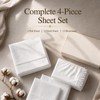 MEISHANG 1000TC Egyptian Cotton Sheets King, 16" Deep Pocket