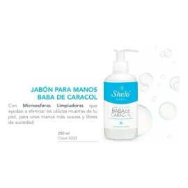 Jabón Para Manos Baba De Caracol Y Seda Antimanchas Regenera