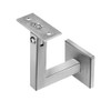 2 x 304 Stainless Adjustable Handrail Brackets, Heavy Duty Wall